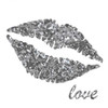 Glitter Lips Sq II Poster Print by N. Harbick - Item # VARPDXHRB291