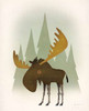 Forest Moose Poster Print by Ryan Fowler - Item # VARPDX28227
