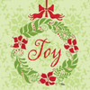 Green Joy Wreath Poster Print by Teresa Woo - Item # VARPDXWOO133