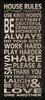 House Rules Poster Print by N. Harbick - Item # VARPDXHRB298