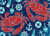 Pattern Crabs Poster Print by Paul Brent - Item # VARPDXBNT1183