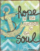 Hope Is The Anchor Poster Print by Monica Martin - Item # VARPDXMTN140