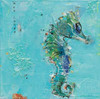 Little Seahorse Blue Poster Print by Kellie Day - Item # VARPDX28182