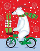 Polar Bear and Bicicle Poster Print by Teresa Woo - Item # VARPDXWOO121