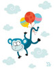 Ballooony Chimp Poster Print by Blue Fish - Item # VARPDXFSH131