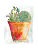 Terracotta Cactus Poster Print by Carol Robinson - Item # VARPDX17550 Terracotta Cactus Poster Print by Carol Robinson - Item # VARPDX17550