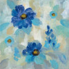 Blue Flowers Whisper II Poster Print by Silvia Vassileva - Item # VARPDX28658