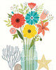 Seaside Bouquet III Mason Jar Poster Print by Michael Mullan - Item # VARPDX23248