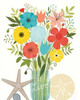 Seaside Bouquet I Mason Jar Poster Print by Michael Mullan - Item # VARPDX23252