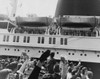 Group of people waving at a departing cruise ship Poster Print - Item # VARSAL25528975