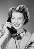 Young woman on landline phone Poster Print - Item # VARSAL255422347B