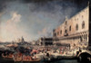 Reception of French Ambassador in Venice  1725/26  Giovanni Antonio C. Canaletto  Hermitage Museum  St. Petersburg  Russia Poster Print - Item # VARSAL261537