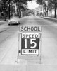 Close-up of a speed limit sign on a road Poster Print - Item # VARSAL25549665