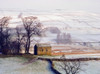 Snowy Landscape With Barn, Elevated View PosterPrint - Item # VARDPI1891677