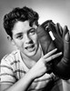 Portrait of a boy wearing a baseball glove Poster Print - Item # VARSAL25550101