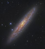NGC 253, an edge-on spiral galaxy in Sculptor Poster Print - Item # VARPSTGEN100125S