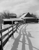 USA  New York State  Long Island  Amityville  farm winter scene Poster Print - Item # VARSAL255423151