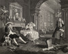 Marriage A La Mode Breakfast Scene From The Original Picture By Hogarth From The Works Of Hogarth Published London 1833 PosterPrint - Item # VARDPI1861965