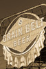 Advertising sign for Grain Belt Beer, Mississippi Riverfront, Minneapolis, Minnesota, USA Poster Print - Item # VARPPI167100