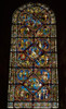 France  Burgundy  Sens  Sens Cathedral  Parable of the Good Samaritan  stained glass Poster Print - Item # VARSAL11582609