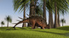 Kentrosaurus grazing in a grassy field Poster Print - Item # VARPSTKVA600607P