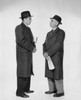 Side profile of two businessmen talking Poster Print - Item # VARSAL25548004