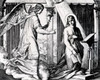 The Annunciation by Julius Schnorr von Carolsfeld  engraving  1794-1872 Poster Print - Item # VARSAL995442