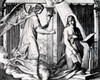 The Annunciation by Julius Schnorr von Carolsfeld  engraving  1794-1872 Poster Print - Item # VARSAL995442