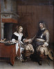 The Gallant Soldier Gerard ter Borch Musee du Louvre  Paris  France Poster Print - Item # VARSAL900144469