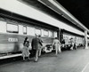 Group of people boarding the San Diegan Streamliner train  Union Station  Los Angeles  California  USA Poster Print - Item # VARSAL2556990