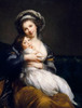 Vigee lebrun and Her Daughter Jeanne Lucie Louise  by Elisabeth Louise Vigee Le Brun 1755-1842  France  Paris  Musee du Louvre Poster Print - Item # VARSAL900143620