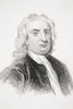 Sir Isaac Newton 1642-1727 English Physicist And Mathematical Scientist From Old England's Worthies By Lord Brougham And Others Published London Circa 1880's PosterPrint - Item # VARDPI1855397