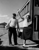 Teenage girl and boy boarding school bus Poster Print - Item # VARSAL255422118 Teenage girl and boy boarding school bus Poster Print - Item # VARSAL255422118