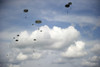 HALO jumpers descend to the ground after exiting a C-17 Globemaster III Poster Print - Item # VARPSTSTK108811M