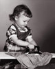 Girl ironing her dress Poster Print - Item # VARSAL2553253
