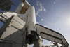 February 6, 2010 - Clouds wisp in the blue sky above space shuttle Endeavour following retraction of the rotating service structure at Launch Pad 39A at Kennedy Space Center in Florida. _?? Poster Print - Item # VARPSTSTK203196S