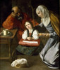 The Holy Family by Francisco de Zurbaran  17th Century   Spain  Madrid  Private Collection Poster Print - Item # VARSAL11582219