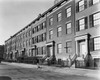 Brownstone houses along a road  New York City  New York State  USA Poster Print - Item # VARSAL25532438