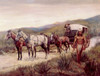 The Halted Stagecoach  Frederic Remington Poster Print - Item # VARSAL900116200