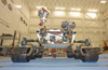 Mars Science Laboratory rover, Curiosity, during mobility testing. Poster Print - Item # VARPSTSTK203810S