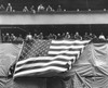 Low angle view of a crowd holding an American flag  USA Poster Print - Item # VARSAL25513752
