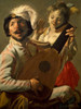 The Duet by Hendrick ter Brugghen  oil on canvas  1628   France  Paris  Musee du Louvre Poster Print - Item # VARSAL11582170