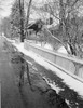 Roadside with snow and puddle Poster Print - Item # VARSAL255416197