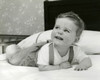 Portrait of baby lying on bed Poster Print - Item # VARSAL255601B