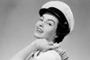 Portrait of smiling woman in sailor hat Poster Print - Item # VARSAL255419655