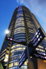 Japan, Roppongi Hills at dusk; Tokyo, Directional sign and Mori Tower PosterPrint - Item # VARDPI1976683