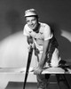 Portrait of a carpenter sawing a wooden plank Poster Print - Item # VARSAL25525320