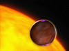 A close-up of an extrasolar planet passing in front of a Sun-like star Poster Print - Item # VARPSTSTK201291S