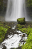 Lower Section Of Multnomah Falls With Moss Covered Rock; Oregon, United States of America PosterPrint - Item # VARDPI1965177