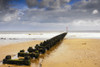 Jetty On Beach, Yorkshire, England PosterPrint - Item # VARDPI1828488